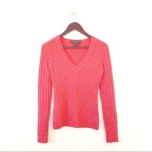 Ralph Lauren Black Label Pink Cashmere Sweater